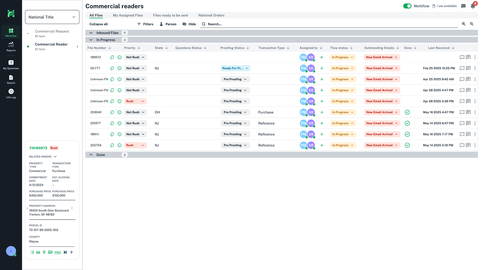 Workflow board